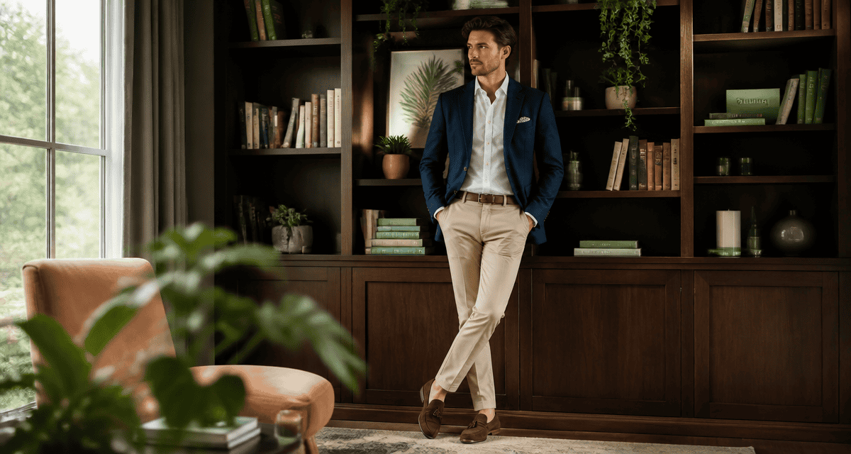 style bcbg homme blazer bleu bibliothèque