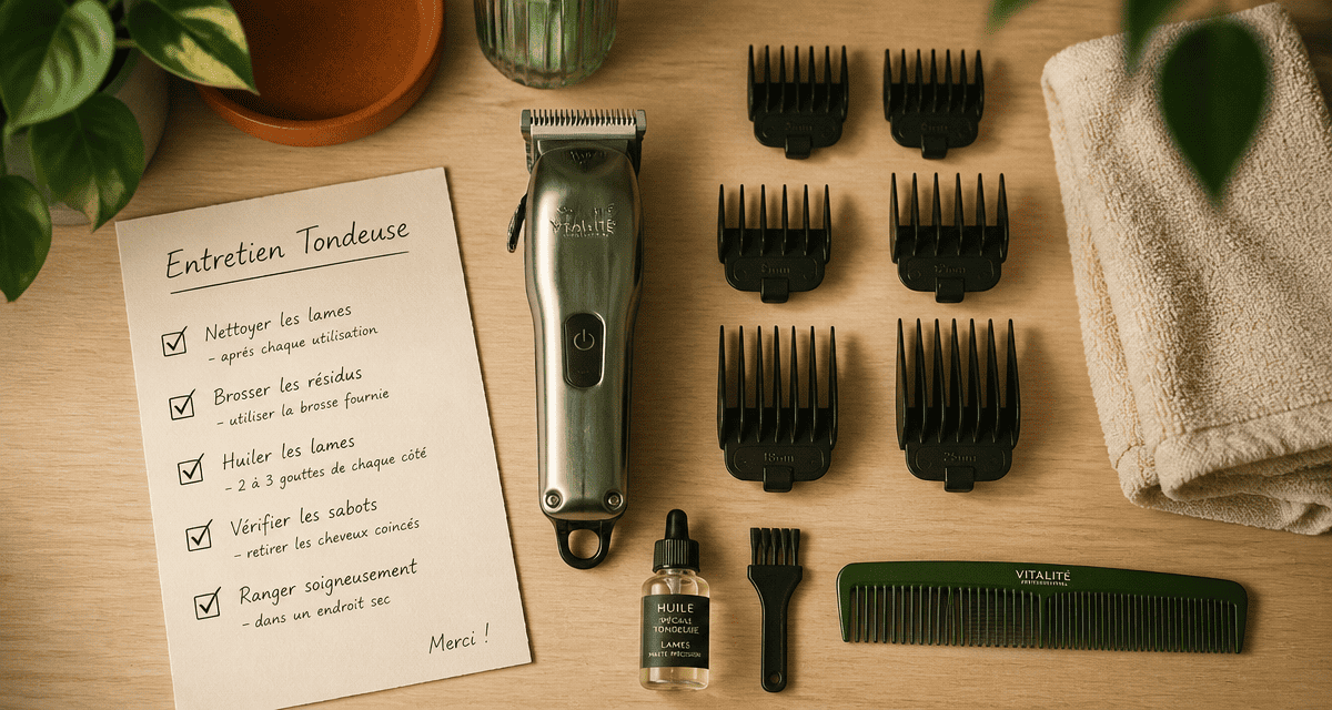 Tondeuse cheveux comparaison et accessoires entretien