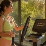 30 minutes de velo elliptique par jour femme sportive