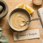 Bienfaits des graines de sesame et calcium avec tahini et graines de sésame grillées