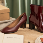 Chaussure bordeaux femme : bottine et escarpin en cuir bordeaux