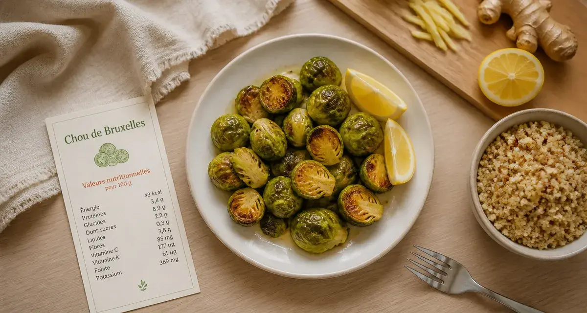 Choux de Bruxelles pour maigrir : plat de 43 calories