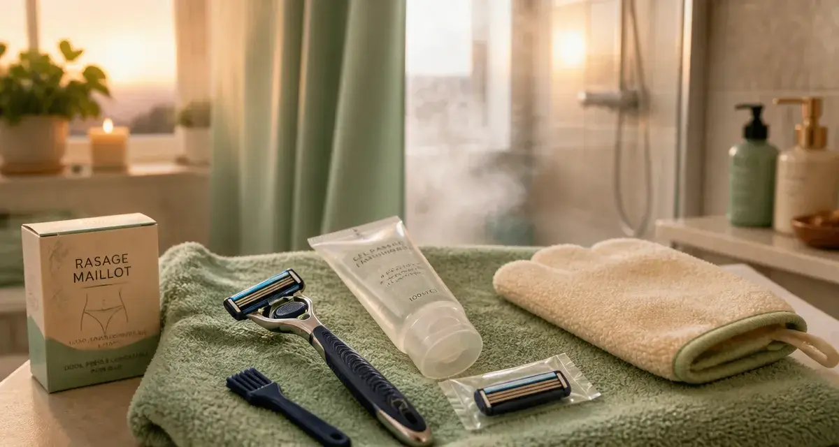 Comment se raser le maillot : rasoir et gel pour peau nette sans irritation