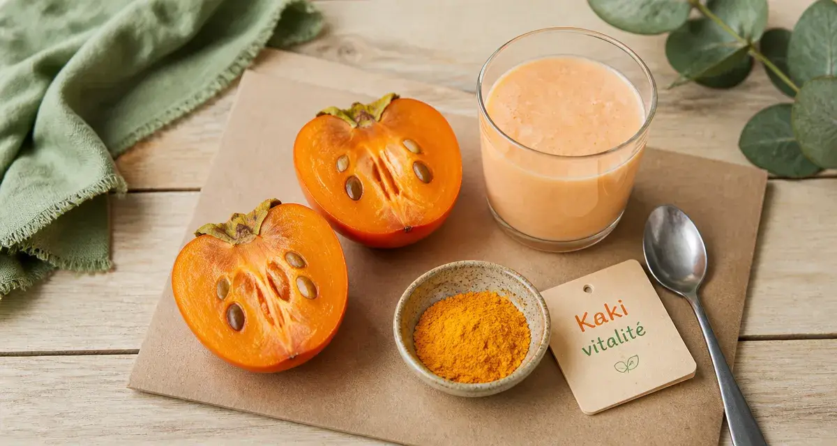 Le kaki est il bon pour la sante : kakis et smoothie