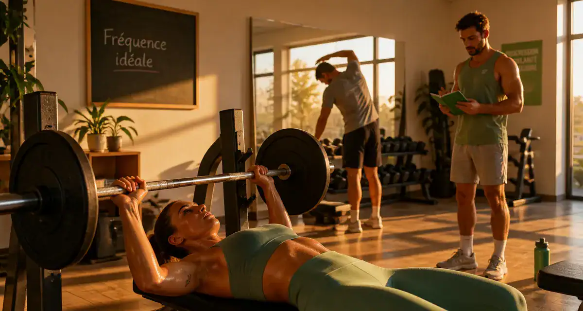 musculation combien de fois par semaine image salle sportifs