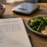 Nutrition perdre du poids : déficit calorique modéré, assiette équilibrée