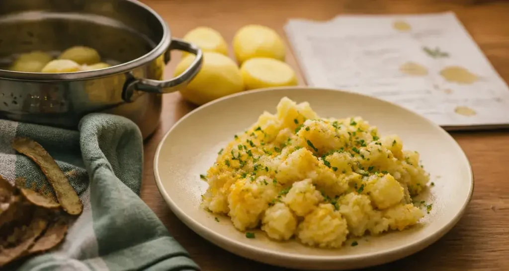 Pomme de terre et intestin irritable : assiette tiède de pommes de terre bien cuites