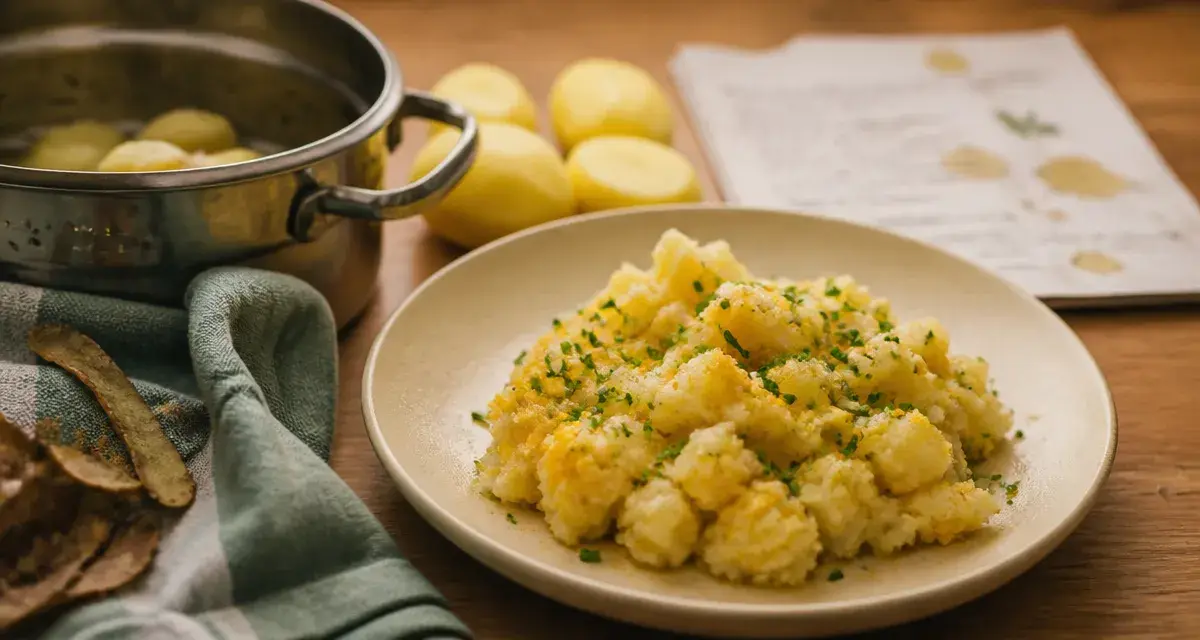 Pomme de terre et intestin irritable : assiette tiède de pommes de terre bien cuites