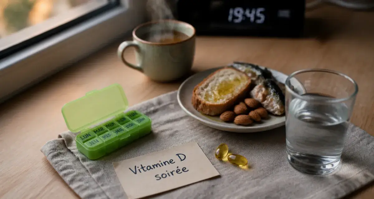 Pourquoi prendre la vitamine d le soir : gélules et verre d’eau, sommeil