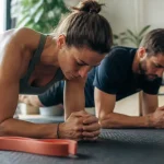 Séance de renforcement musculaire : circuit gainage en salle de sport