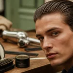 Slick back : brosse et pommade pour plaquage parfait du cheveux