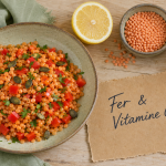 Aliment pour manque de fer : lentilles corail et vitamine C au citron
