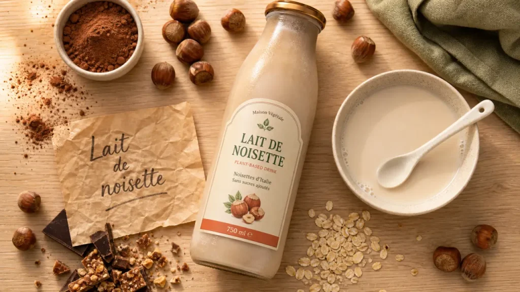 Bienfait du lait de noisette : sans lactose, digeste, peu protéiné