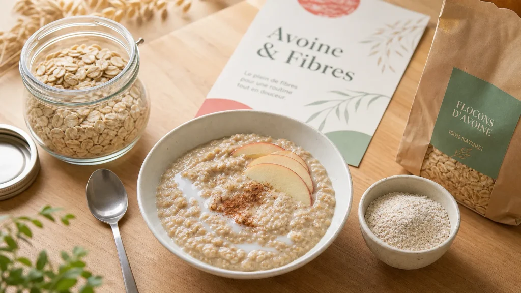 Bienfaits de l avoine : porridge au bêta-glucane et avoine pour la peau apaisée
