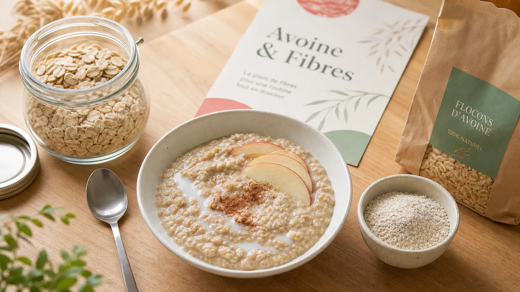 Bienfaits de l avoine : porridge au bêta-glucane et avoine pour la peau apaisée
