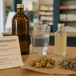 Boisson drainante pharmacie sur comptoir, eau et cure drainante