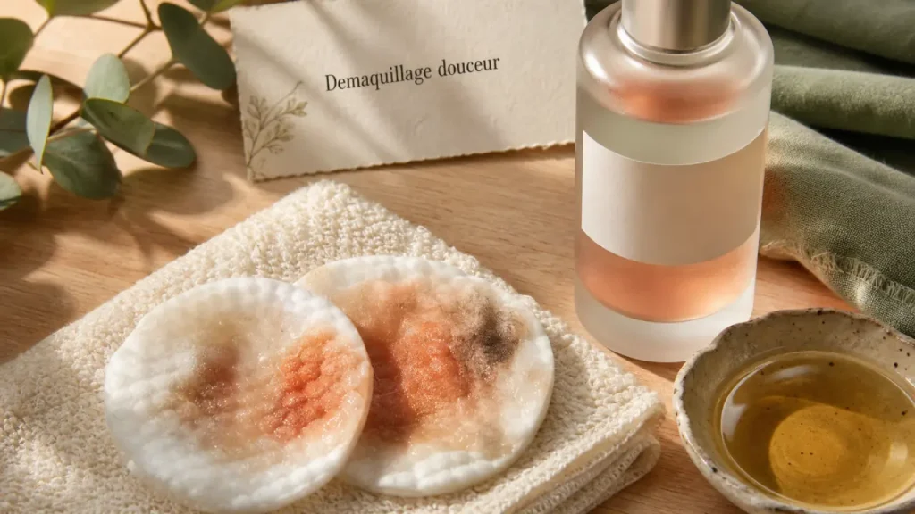 Comment enlever le mascara waterproof avec huile et eau micellaire bi-phasé