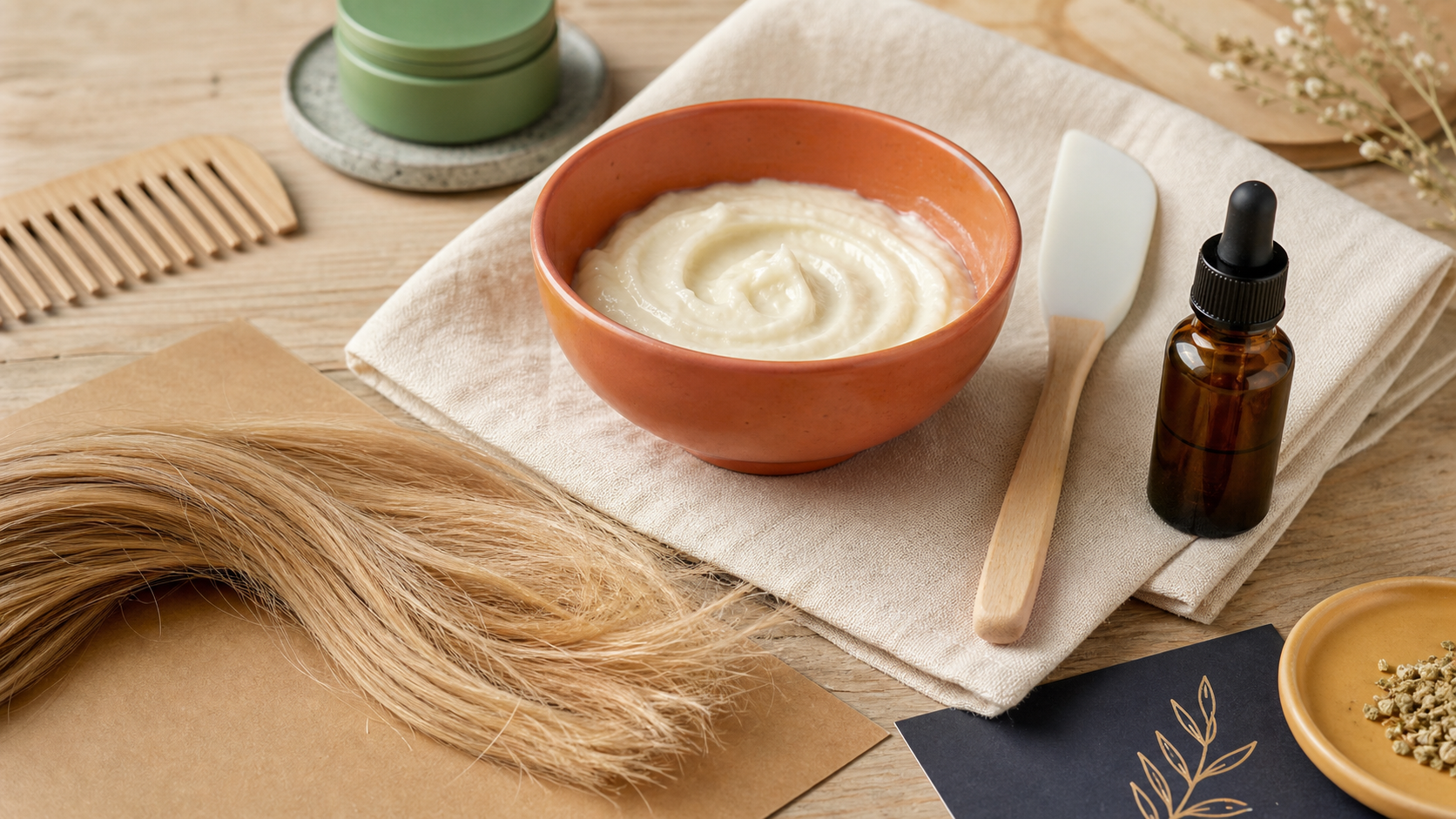 Masque cheveux combien de fois par semaine : soin en crème épaisse