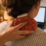 Maux de tete et cervicales : bouillotte sur la nuque