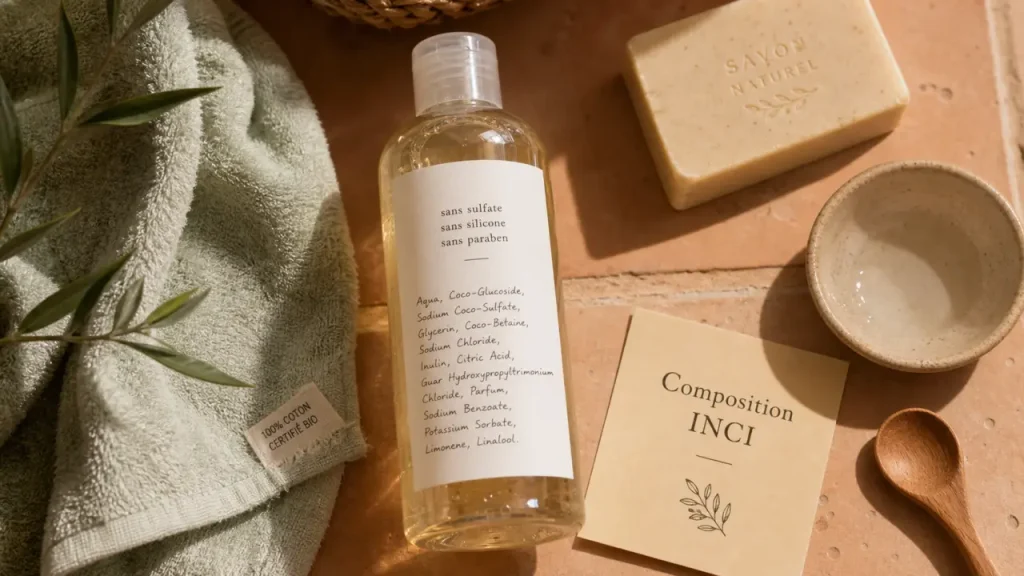 Shampoing sans sulfate, sans silicone, sans paraben : lire l’INCI pour éviter les faux naturels