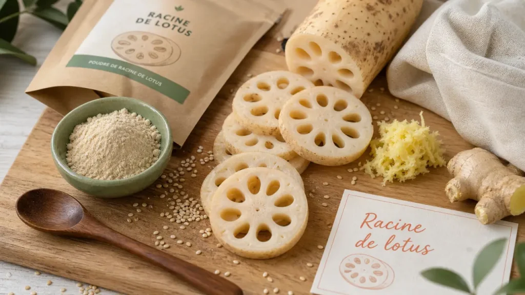 Racine de lotus bienfaits : digestion, antioxydants, calories et usages culinaires