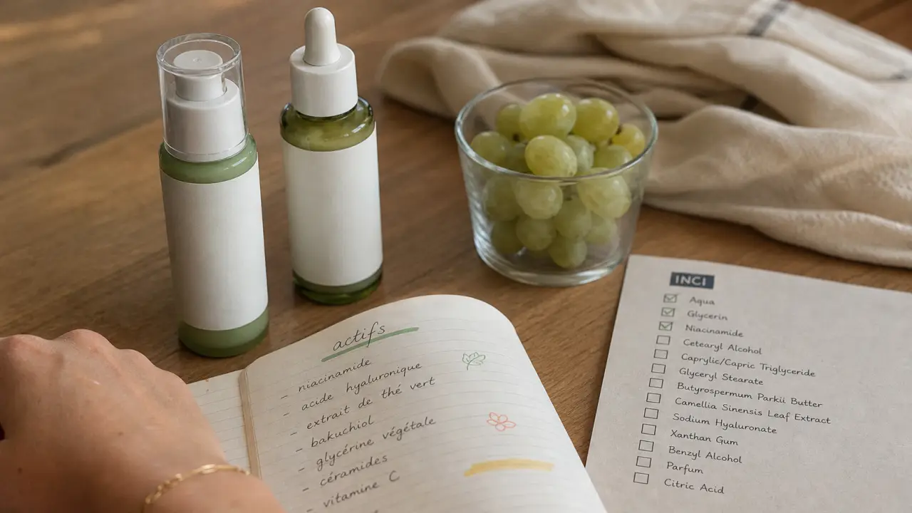Que choisir Nuxe ou Caudalie : flacons et raisin pour confort sensoriel et éclat antioxydant