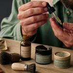 Soin barbe : huile, baume et brosse, routine naturelle
