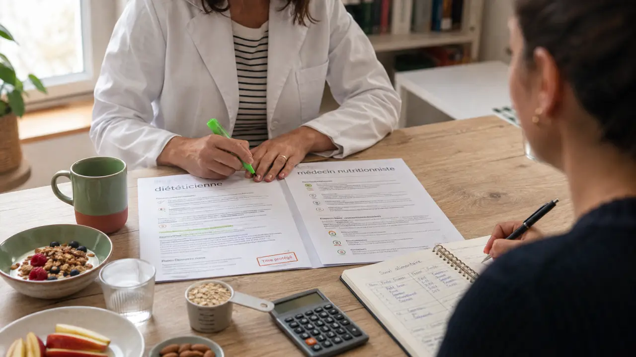 Diététicienne ou nutritionniste : suivi alimentaire et diagnostic