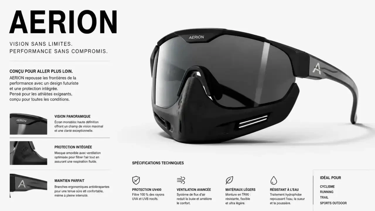 Lunettes de soleil tendance 2026 style masque sportswear futuriste