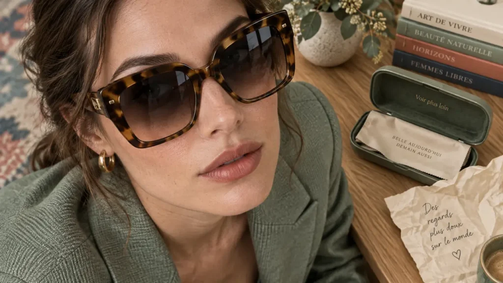 Les lunettes femme 2026 misent sur l’oversize, les verres teintés et le confort quotidien