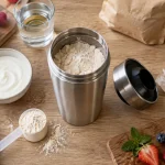 Whey protéine perte de poids : shaker et protéines pour la satiété