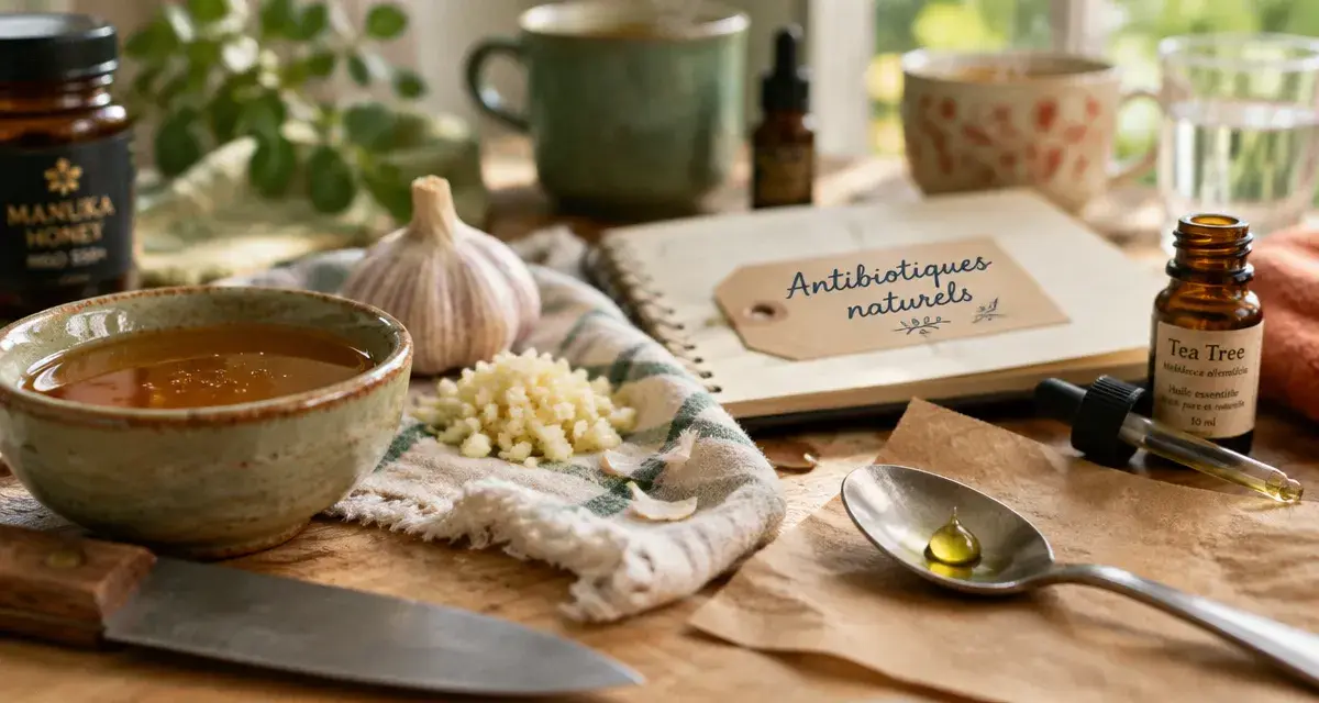 Antibiotique naturels : miel de Manuka et ail, effets limités