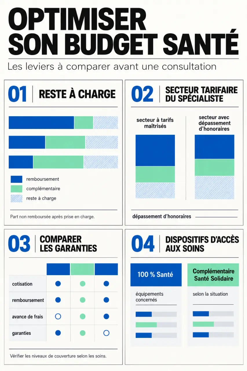 Optimiser son budget santé en comprenant le reste à charge, les remboursements et les aides