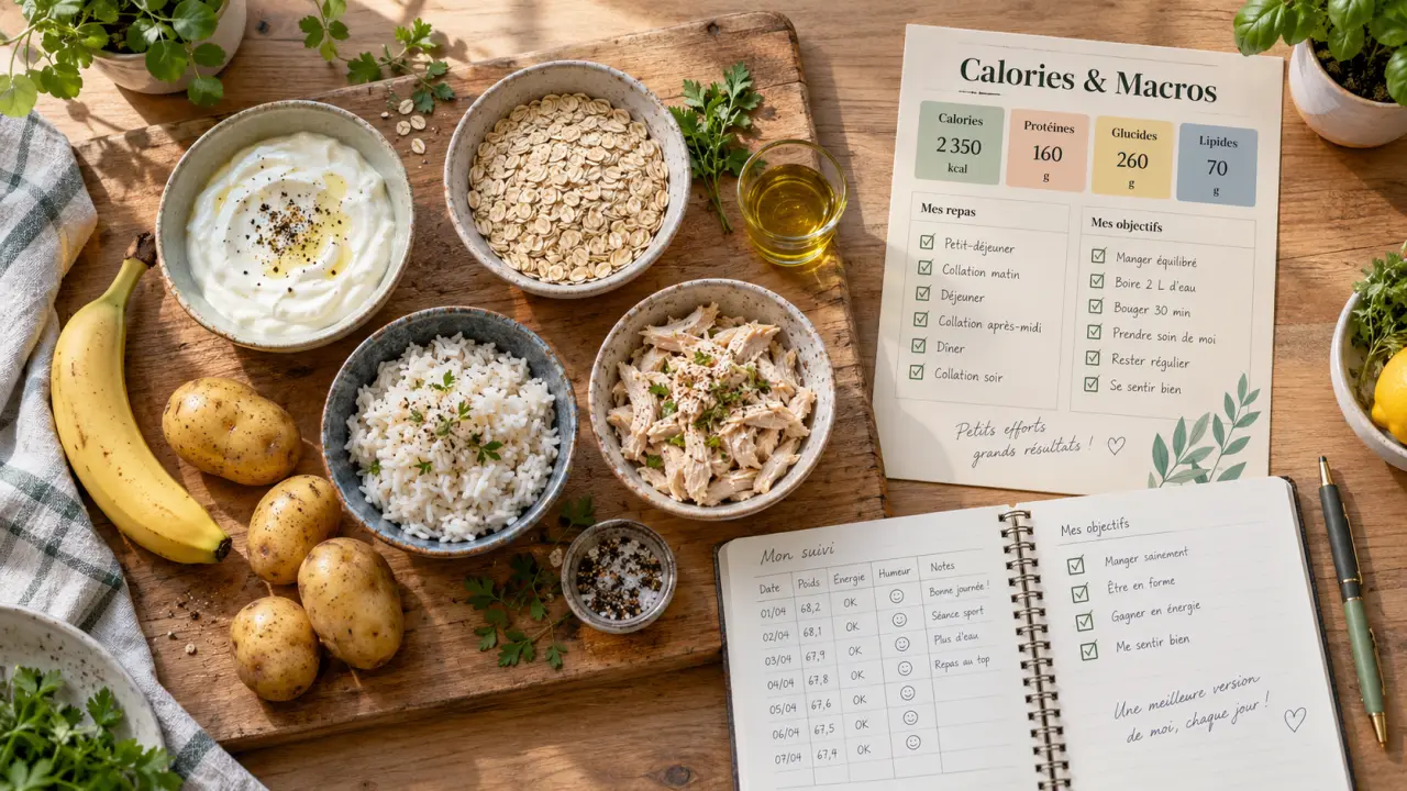Programme alimentaire musculation : repères calories et macros pour prendre du muscle