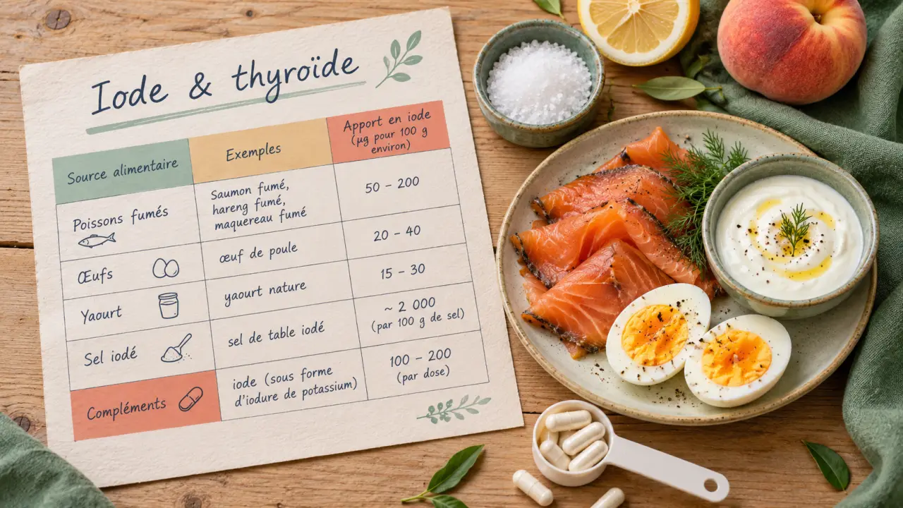 Thyroïde aliment interdit : surveiller l’iode