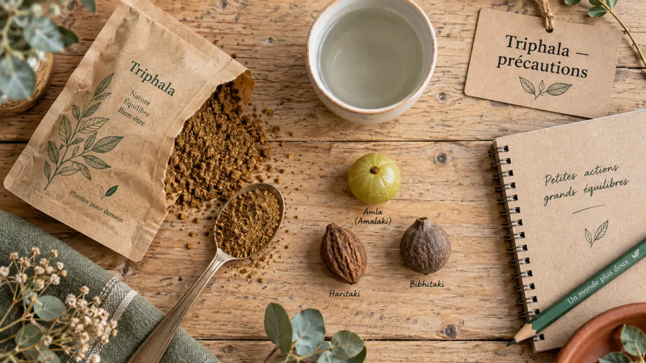 Triphala bienfaits et precautions : dosage à surveiller pour le transit